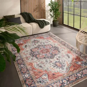 Vintage buitenkleed – Valenca Fino groen/blauw Black Friday-35% Must-Have
