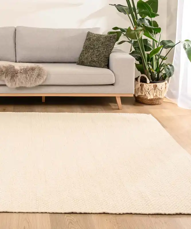 Exclusief Wollen vloerkleed – Odda wit Black Friday-38%