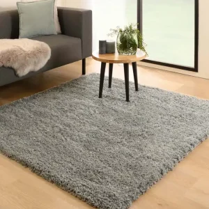 Vierkant hoogpolig vloerkleed – Cozy Shaggy – grijs Black Friday-45% Finale Uitverkoop