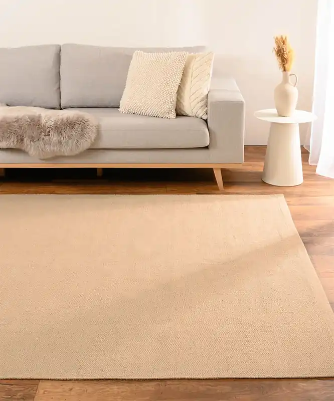 Katoen vloerkleed – Svelvik beige Black Friday-45% Nu Kopen