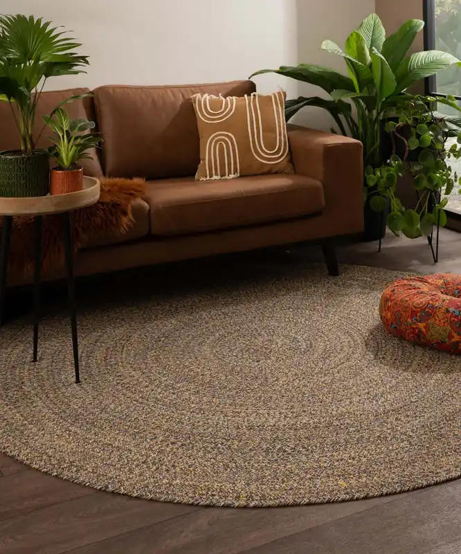 Rond vloerkleed katoen – Joy multi Black Friday-26% Premium