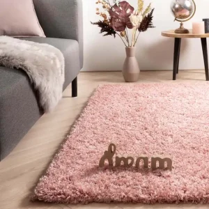 Betaalbaar Hoogpolig vloerkleed – Cozy Shaggy – roze -52%