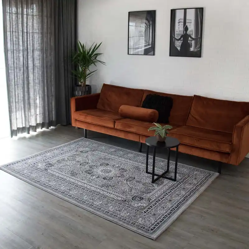 Design perzisch tapijt Royalty – Perzisch grijs -50% Merkproduct