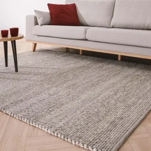 Trendy Wollen vloerkleed Lett – lichtgrijs Black Friday-42%