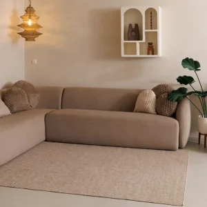 Laagpolig vloerkleed Lush – beige -69% Gratis Verzending