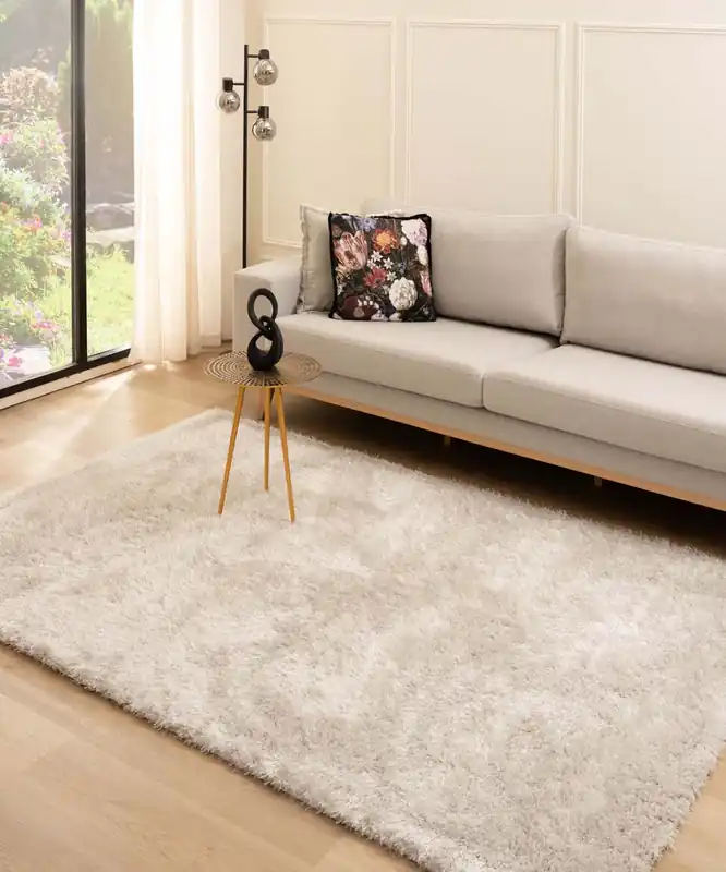 Shop Nu Hoogpolig vloerkleed velvet – Posh lichtzilver Black Friday-40%