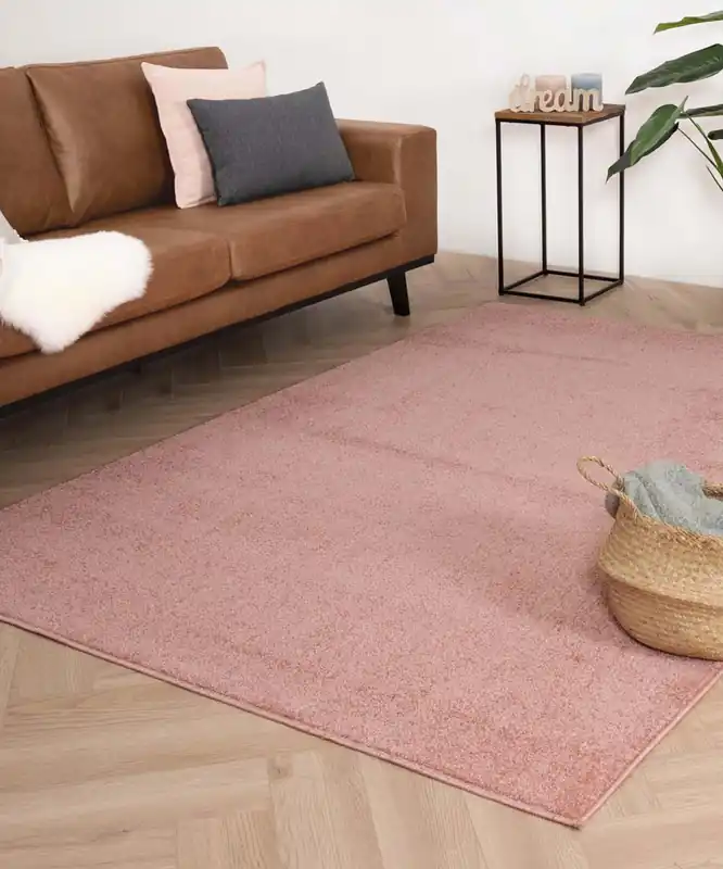 Rechtstreeks Van De Fabrikant Vierkant vloerkleed Fine – roze -39%