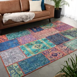 Patchwork vloerkleed – Fade No.1 multi Black Friday-40% Favoriet