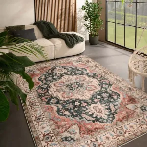 Vintage buitenkleed – Valenca Fino groen/rood Black Friday-35% Express Levering