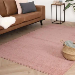 Groothandel Laagpolig vloerkleed Fine – roze    -65%