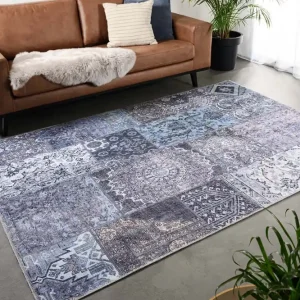 Patchwork vloerkleed – Fade Dreamer zwart/multi Black Friday-40% Actieprijs