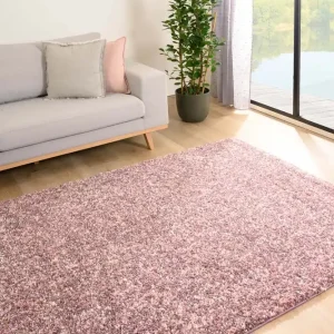 Hoogpolig vloerkleed gemêleerd- Blend roze Black Friday-40% Bestel Nu