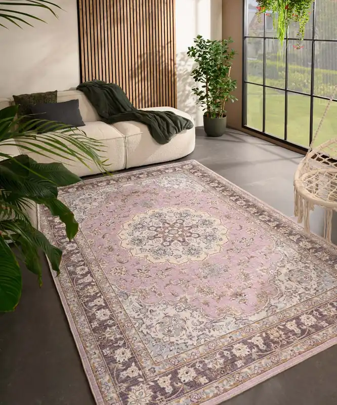 Vintage buitenkleed – Valenca Nova paars/roze Black Friday-35% In De Mode