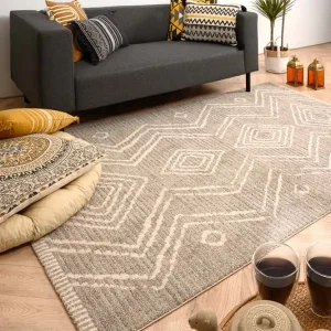 Berber vloerkleed Beni Ouarain Bahij – lichtgrijs Black Friday-49% Koopje