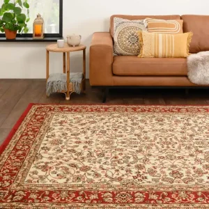 Perzisch tapijt – Mirage Oasis rood/crème    Black Friday-43% Aanbieding
