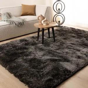 Shaggy vloerkleed – Meadow antraciet Black Friday-32% Veilige Betaling