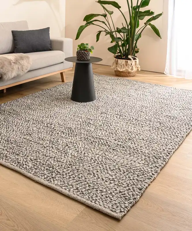 Nieuw Wollen vloerkleed – Agder grijs Black Friday-40%