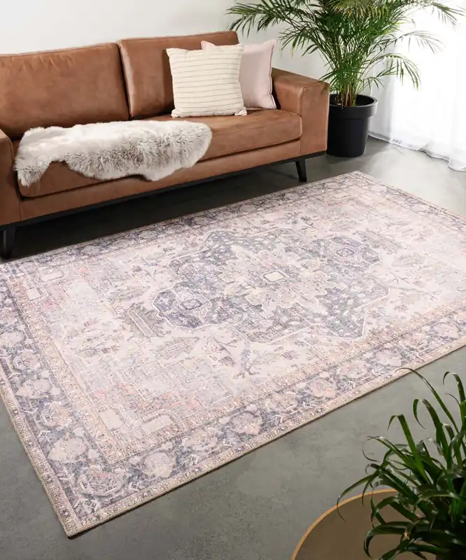Vintage vloerkleed – Fade Classic beige Black Friday-40% Uitverkoop