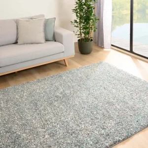 Professioneel Hoogpolig vloerkleed gemêleerd- Blend blauw/grijs Black Friday-40%