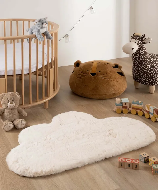 Limited Edition Kindervloerkleed wolkje – Fluffy crème -33%