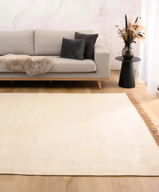 Limited Edition Viscose vloerkleed – Gem wit Black Friday-39%