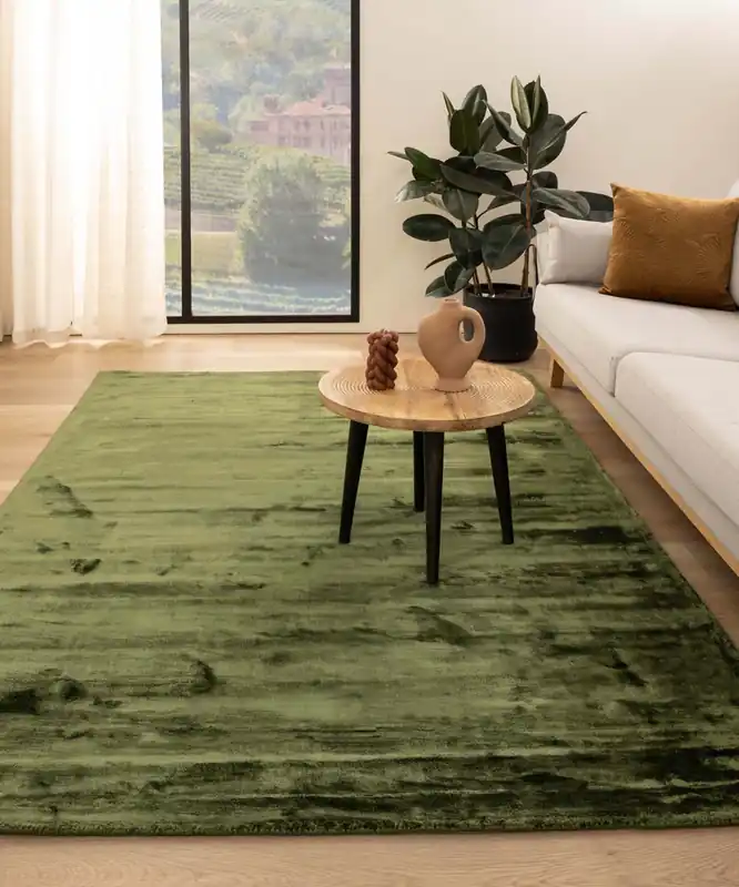 Authentiek Viscose vloerkleed – Pearl groen Black Friday-35%