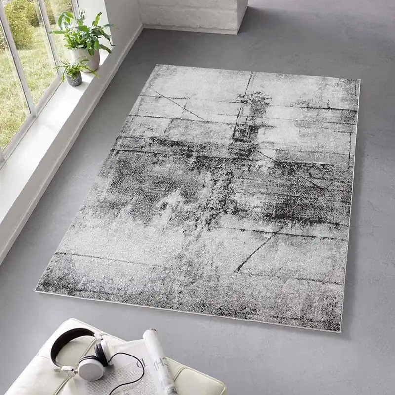 Abstract vloerkleed – Arlo grijs Black Friday-39% Aanbieding