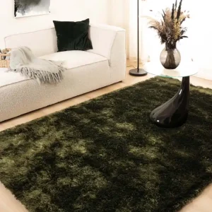 Favoriet Shaggy vloerkleed – Spark olijfgroen    Black Friday-58%