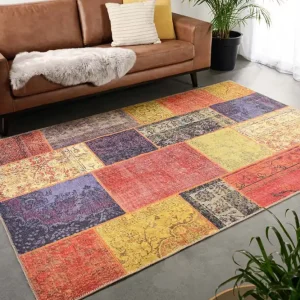 Actieprijs Patchwork vloerkleed – Fade Heritage rood/multi Black Friday-40%