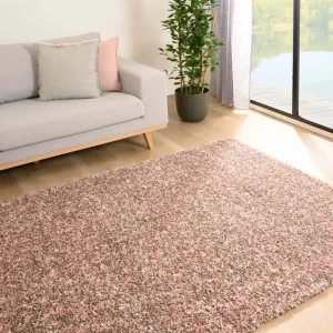 Hoogpolig vloerkleed gemêleerd- Blend roze/beige Black Friday-40% Speciale Aanbieding