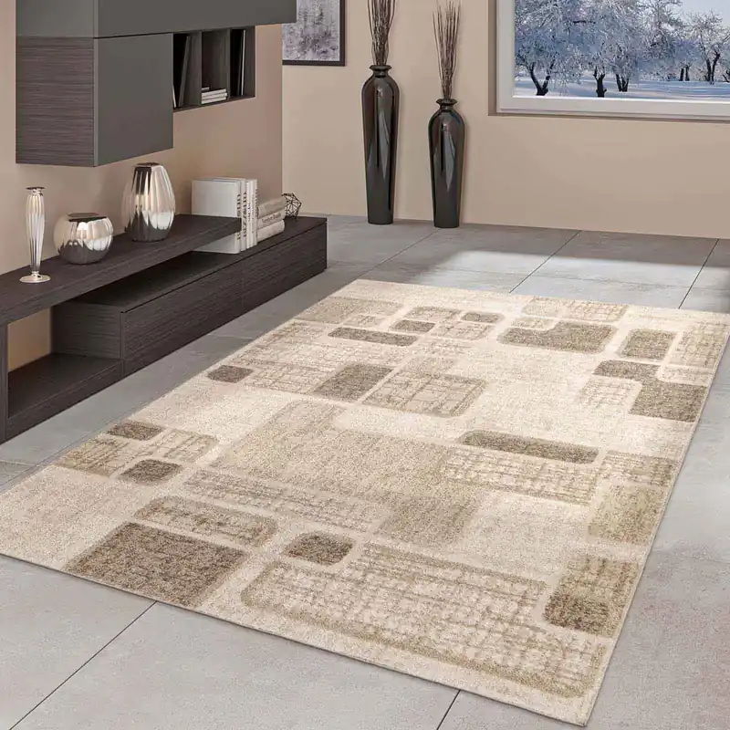 Modern vloerkleed – City Chic retro bruin Black Friday-38% Nieuw Model