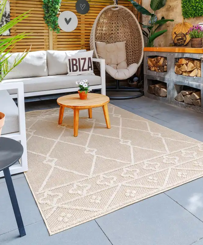 Bohemian buitenkleed – Retreat beige Black Friday-38% Korting