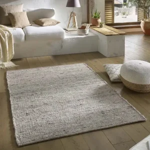 Wollen vloerkleed – Bokn lichtgrijs Black Friday-33% Wereldwijde Verzending