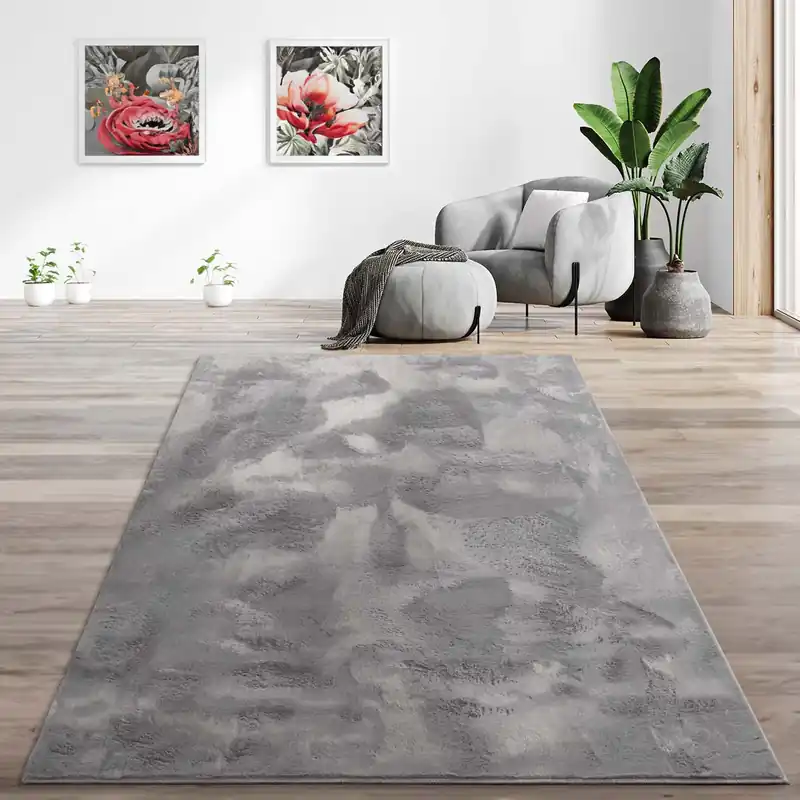 Laagpolig vloerkleed – Svea donkergrijs Black Friday-42% Groothandel