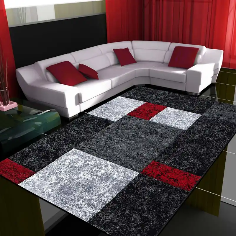 Lage Prijs Modern Vloerkleed Hawaii Rood 1330 -33%