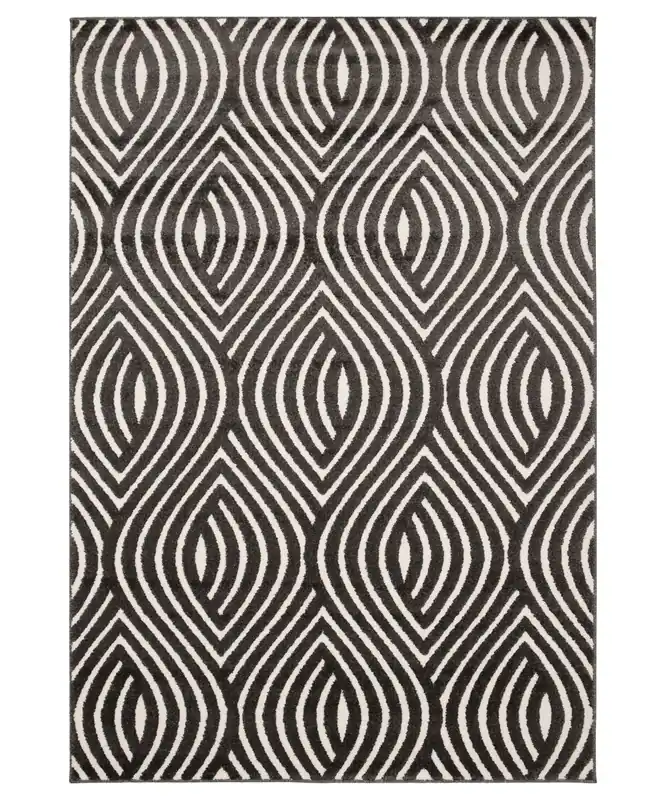 Retro vloerkleed – Forme Courant antraciet Black Friday-49% Express Levering