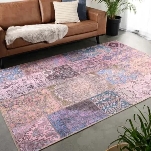 Patchwork vloerkleed – Fade Dreamer paars Black Friday-40% Koop Vandaag