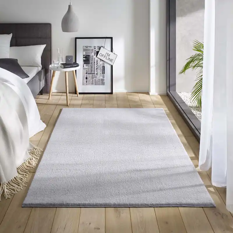 Zacht vloerkleed Loft – grijs – wasbaar 30°C -43% Trendy