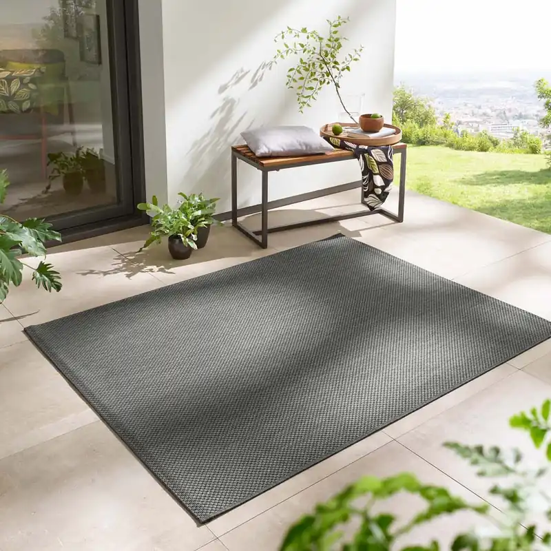 Buitenkleed – Elara antraciet Black Friday-36% Groothandel