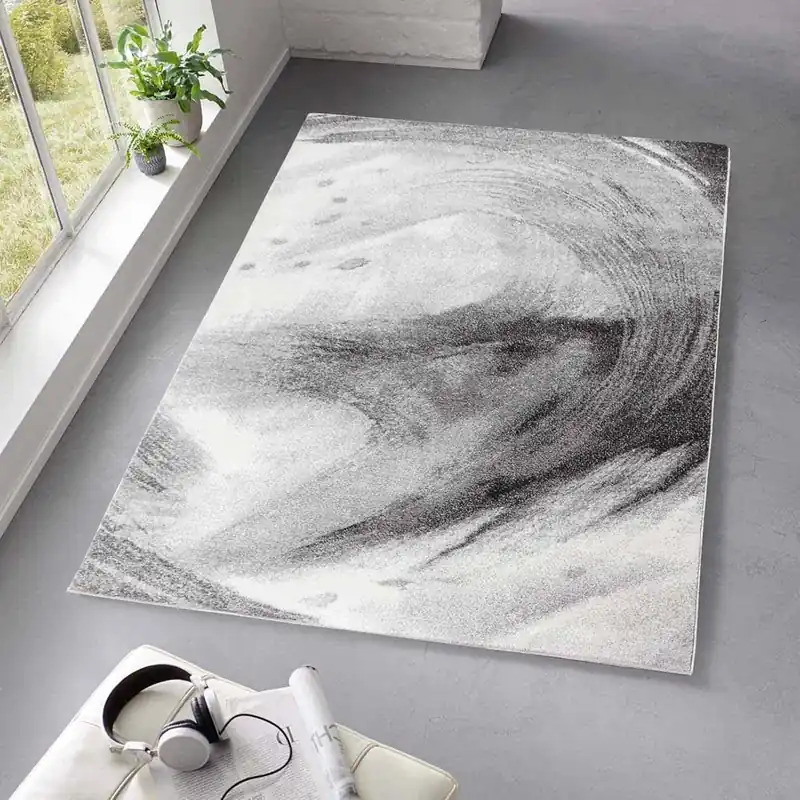 Lage Prijs Modern vloerkleed – Axis grijs Black Friday-39%