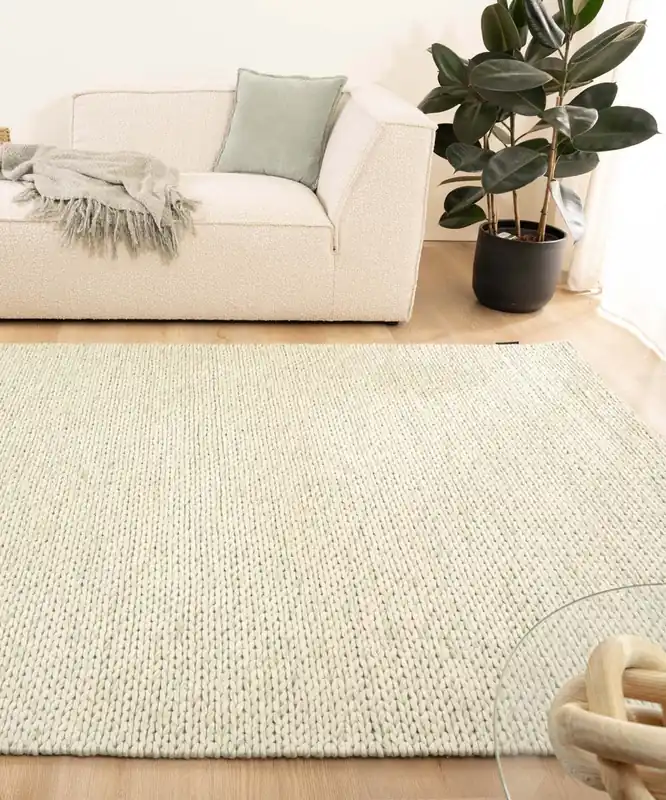 Nieuw Wollen vloerkleed – Hyssing mintgroen Black Friday-49%