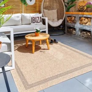 Jute buitenkleed – Elara beige/antraciet Black Friday-36% Nieuw Model