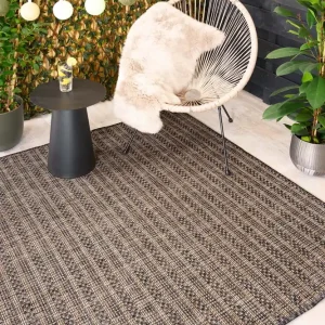 Lage Prijs Buitenkleed – Horizon Beach zwart/beige Black Friday-40%