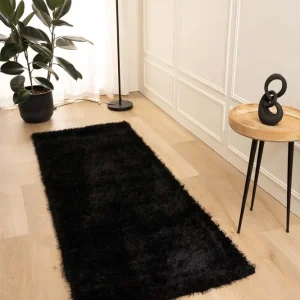 Nieuw Model Hoogpolige loper velvet – Posh zwart Black Friday-53%