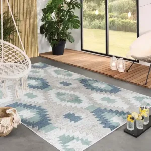 Buitenkleed aztek – Verano grijs/mint Black Friday-57% Direct Beschikbaar
