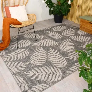 Must-Have Buitenkleed palmbladeren Sunny – donkergrijs    Black Friday-53%
