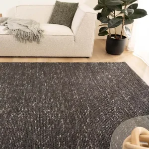 Wollen vloerkleed – Hyssing zwart Black Friday-49% Origineel