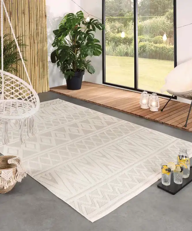 Buitenkleed ruiten – Verano wit Black Friday-57% Beste Prijs