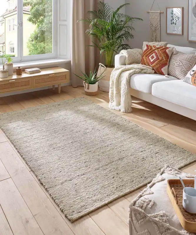 Wollen vloerkleed – Lundr beige Black Friday-29% Premium