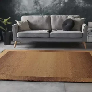 Vloerkleed retro lijstmotief Gradient – lichtbruin -38% Voordeelprijs